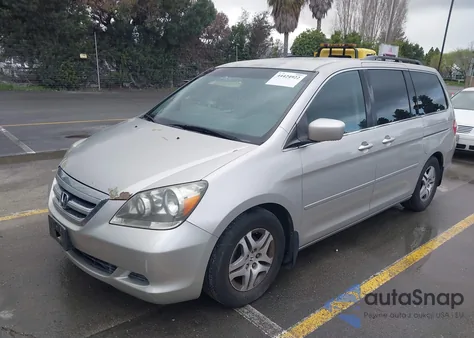 2007 Honda Odyssey Ex из США, поврежденный, VIN 5FNRL384X7B022297